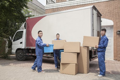 House movers loading furniture for a Catford home move