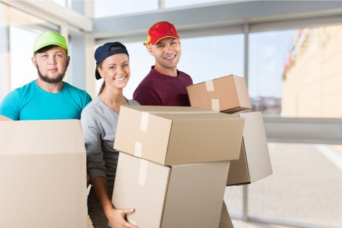 Packing and transport assistance for a Catford property move