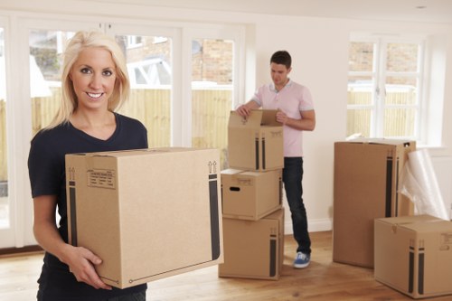 Careful handling of household furniture during a Catford removal