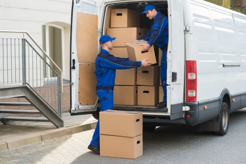 Removals van servicing a local move in Catford