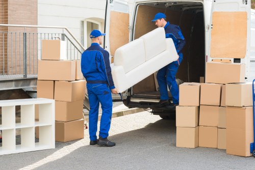 Catford Removals team carefully handling belongings during a local move