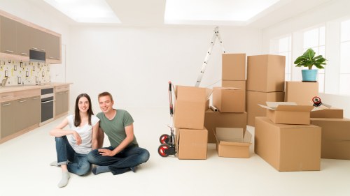 Preparing boxes and essentials for a move in Catford