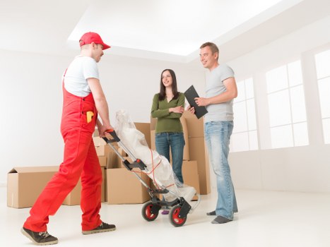 Team completing a safe and organised removals operation