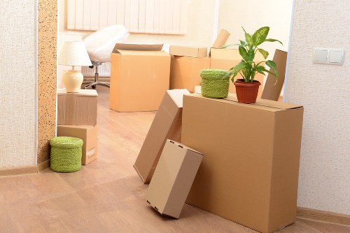 A smooth moving day in Catford with organized boxes and furniture