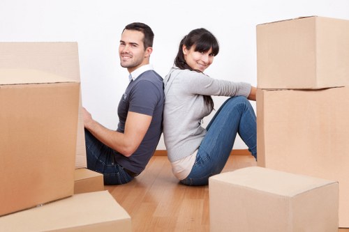 Commercial moving van support for businesses in Catford