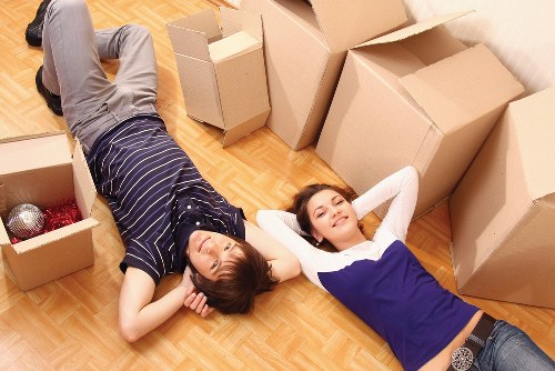 Professional movers handling stairs and access in Catford