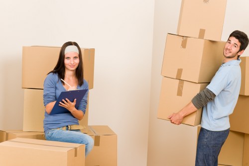 Unpacking service helping a Catford family settle in